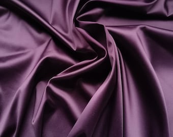 Purple Satin elastic fabric for sewing lingerie, crocus atlas, silk, high quality stretch fabric, lingerie fabric, elastic fabric