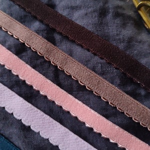 Picot elastic 3/8 10mm for sewing lingerie, Elastic Band, Elastic Trim, Elastic Tape, ribbon, Sewing Elastic, bra making, lingerie supplies image 6