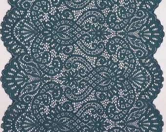 Emerald Stretch Floral Lace for Lingerie Sewing Bra Lace