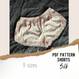 Silk shorts PDF Pattern