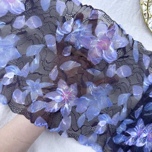 Dark Brown Floral Stretch Lace for Lingerie Sewing – Bralettes, Panties, Bodysuits | Better price on KODLACE.SHOP