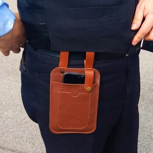 Porta telefono da cintura, Porta cellulare da uomo, Borsa personalizzata porta telefono pelle, Porta Smartphone pelle,Porta iphone pelle