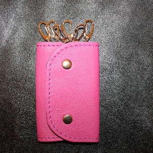 Portachiavi in vera pelle, Portachiavi cuoio, Portachiavi 6 ganci artigianale, Portachiavi cuoio pelle italiano, Portachiavi personalizzato