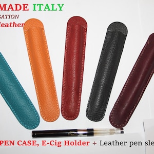Custodia sigaretta elettronica pelle, Astuccio personalizzato sigaretta, Porta vaporizzatore pelle, Custodia penna, Porta penna pelle