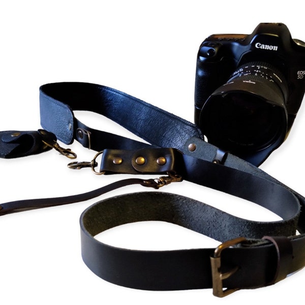 PERSONALIZED Camera Strap Leather, Camera Crossbody Strap, Leather Camera Strap Nikon, Canon Leather Strap, Kameragurt, Camera Sling Strap