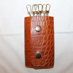Embossed Leather Key Pouch - Etsy Embossed Leather Key Pouch - Etsy