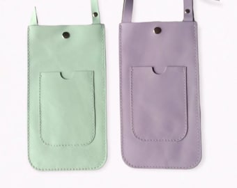 Bolso de cuero para iPhone, bolso para teléfono crossbody, bolsa para teléfono inteligente de cuero italiano, bolso cruzado pequeño, bolso festival de cuero, bolso de cuero práctico