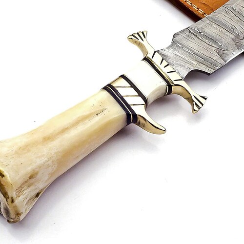Custom Handmade HUNTING KNIFE With Best Quality Leather shops Sheath