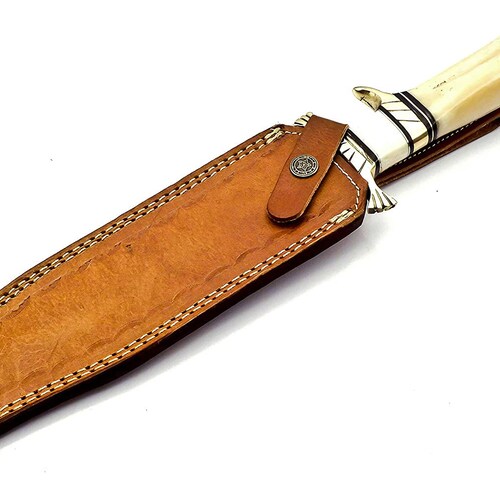 Custom Handmade HUNTING KNIFE With Best Quality Leather shops Sheath