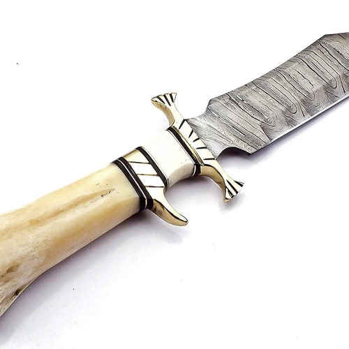 Custom Handmade HUNTING KNIFE With Best Quality Leather shops Sheath