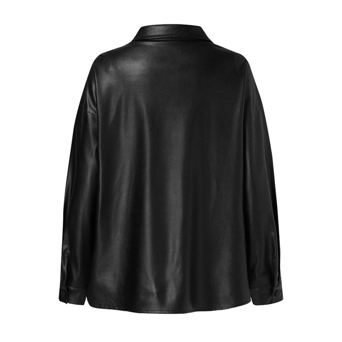 Women Long Sleeve Leather Jacket Leather Bomber Coats Etsy