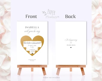 Scratch off reveal cards - Will you be my bridesmaid - Will you be my flower girl - Will you be my maid of honour - Will you be my best man