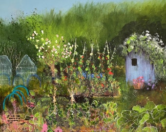 Allotment Greetings Card from original painting