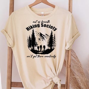 Camiseta de la sociedad de senderismo sin aliento