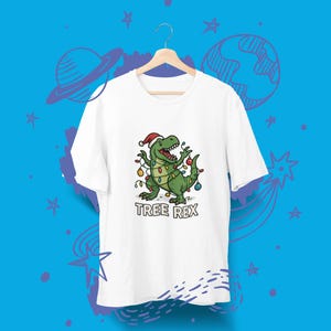 Funny Christmas Tee, Tree Rex Holiday Shirt, Funny Dinosaur Christmas Shirt