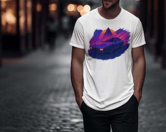 Synthwave T-Shirt, 80s Style, Neon Tshirt, vaporwave aesthetic, Unisex Neon Shirt, Vaporwave Art Gift