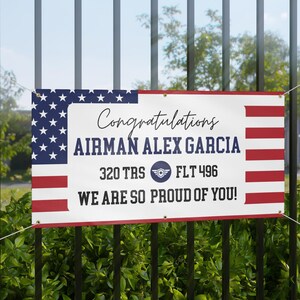 Air Force Graduation Banner, Airman Basic Training, BMT Graduation Sign, Space Force Graduation, Air Force Academy, Military Homecoming
