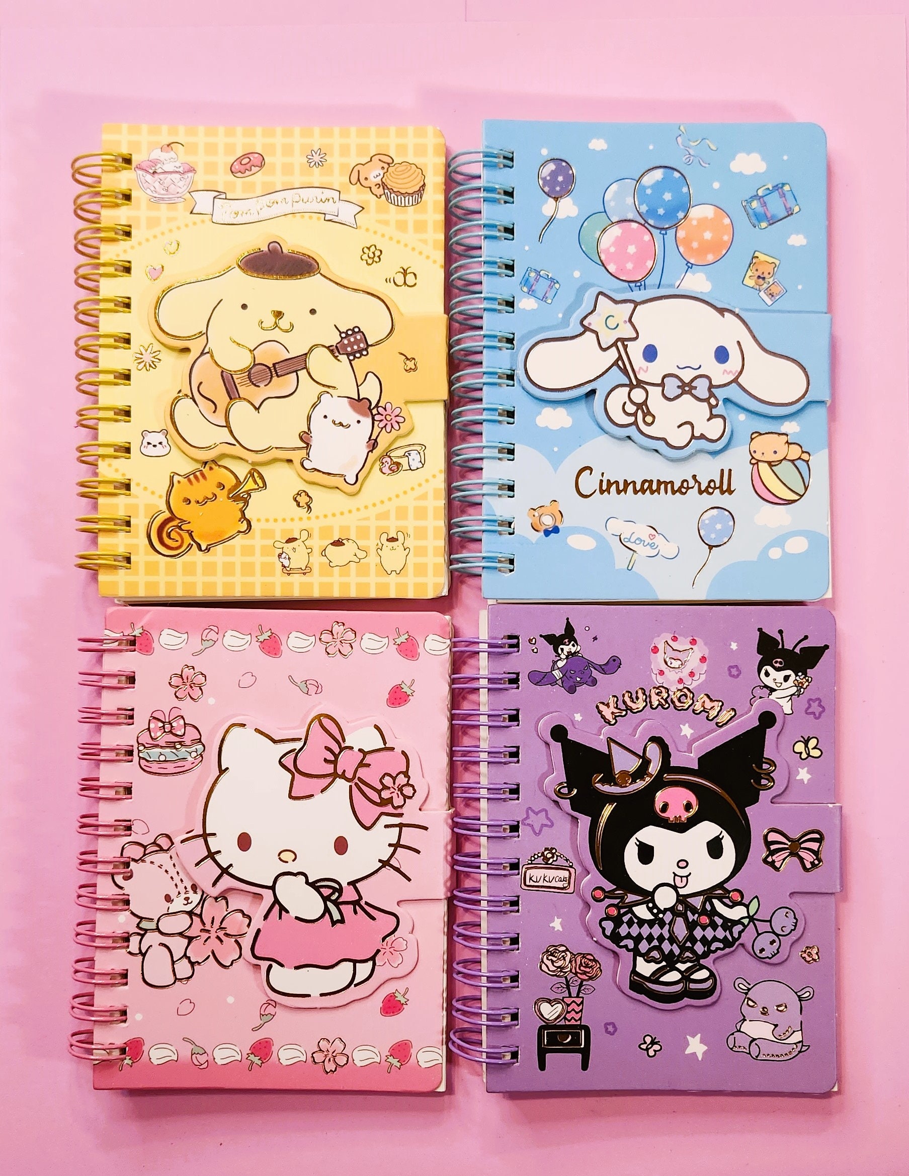 Kawaii Character Mini Notebook: Magnetic Clasp Bujo Journal - Etsy