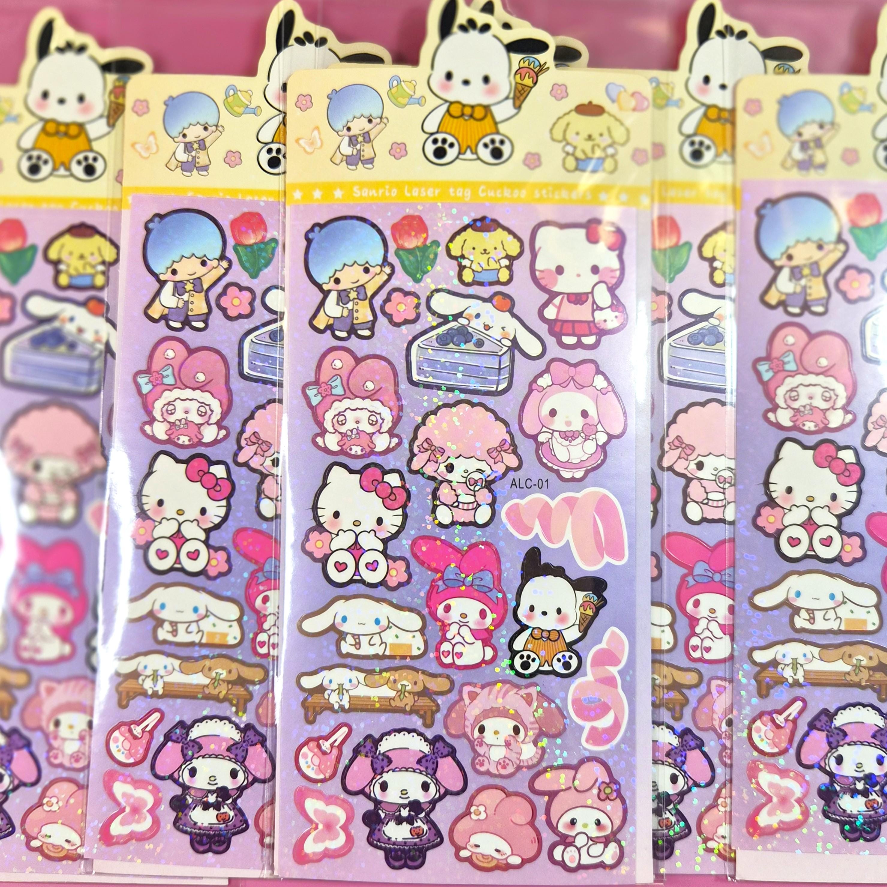 Holographic Kawaii Puppy Sticker Sheet – Pastel Characters ...