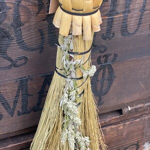 Artemisia Vulgaris Alchemical Altar Broom // Mugwort