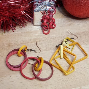 orecchini in quilling  Paper art design