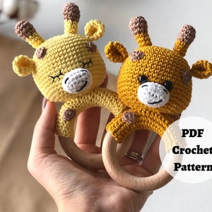 Tutoriel Amigurumi pour motif au crochet Adorable girafe PDF en anglais, création de jouet fait main, cadeau d'artisan unique image 3