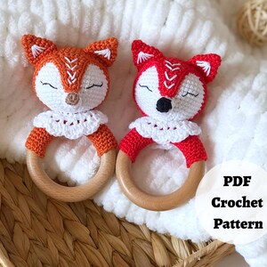 PATTERN BUNDLE: Crochet Fox Patterns - 4 PDF Tutorial, Fox crochet patterns, Crochet lovey pattern, Crochet baby shoe pattern bild 8