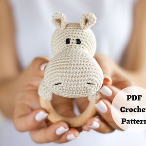 5IN1 Crochet Baby Rattle Patterns : Zebra, Lion, Giraffe, Elephant ...