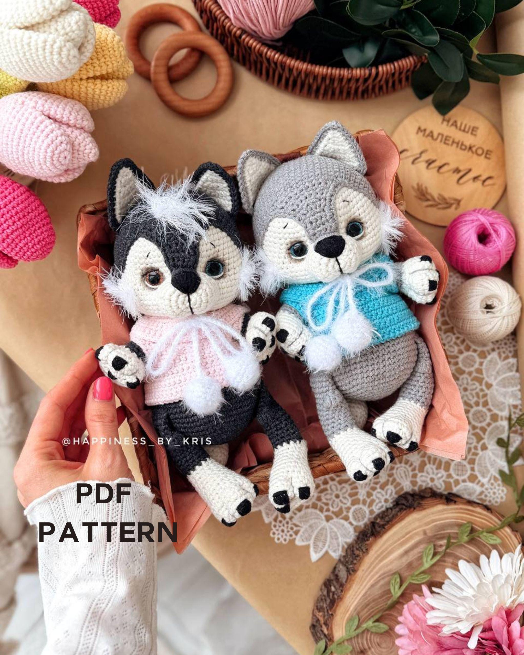 38 Wolf Crochet Patterns to Stitch for Woodland Decor, Gifts, and Amigurumi Displays 3 Crochet Wolf Amigurumi Wolf Doll Tutorial Cute Woodland