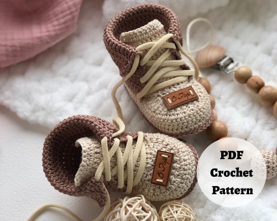bøf Snavs Odysseus Crochet Baby Shoes Pattern, English Patterns, Newborn Slippers Uni2 - Etsy  Israel