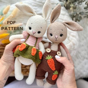 Hängeohriges Amigurumi Häschen, Häschen Häkelanleitung Süß, Wildanimals Amigurumi, Floppy Ears Häschen Häkelanleitung, Arugurami Muster PDF