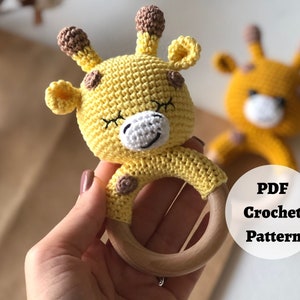 Tutoriel Amigurumi pour motif au crochet Adorable girafe PDF en anglais, création de jouet fait main, cadeau d'artisan unique image 2