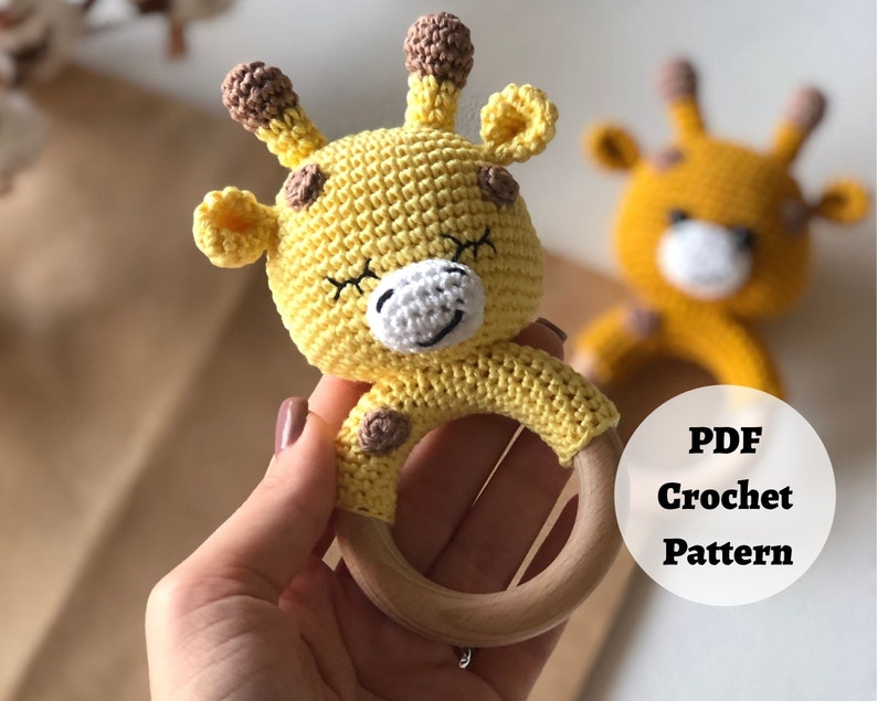 Tutoriel Amigurumi pour motif au crochet Adorable girafe PDF en anglais, création de jouet fait main, cadeau d'artisan unique image 2