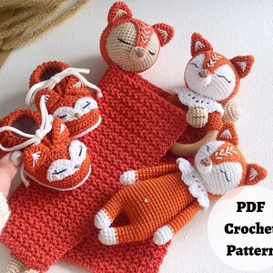 amigurumi pattern for nursery, baby crochet pattern, crochet baby layette set