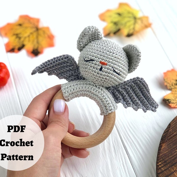 Bat CROCHET PATTERN, Halloween Ornament, Amigurumi Bat, Bat Lovers Gifts, Personalized Baby Gifts, Cute Bat