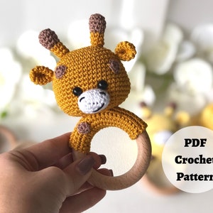 Tutoriel Amigurumi pour motif au crochet Adorable girafe PDF en anglais, création de jouet fait main, cadeau d'artisan unique image 7