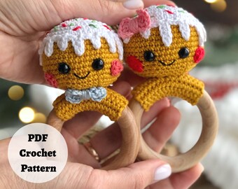 Gingerbread newborn gift CROCHET PATTERN