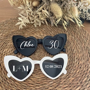 Personalized sunglasses for wedding, bachelor party, birthday