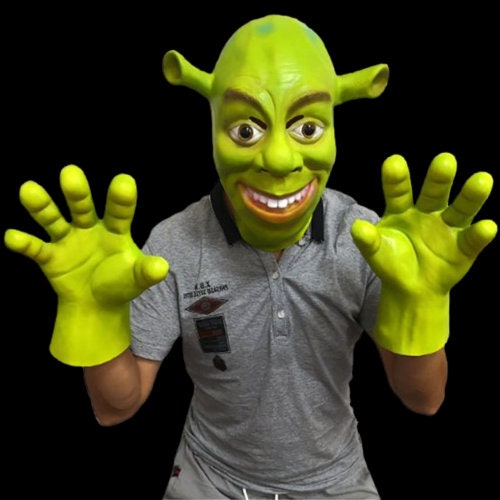 Shrek latex mask - Etsy México