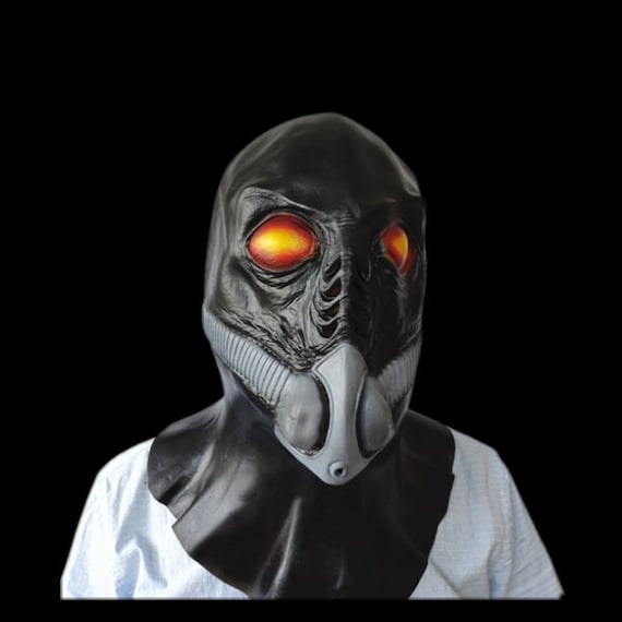Horror Alien Latex Mask Helmet Oxygen Mask Alien Gas Etsy