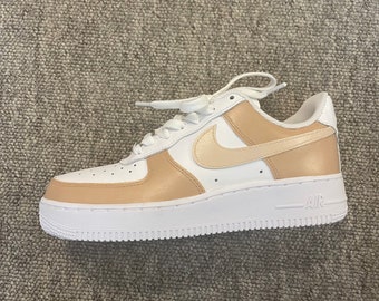 Beige custom Air Force 1