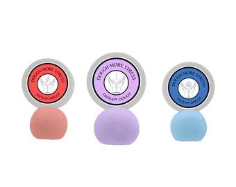Essential Oil Therapy Dough: Stress Relief, Self Care - Three Pack