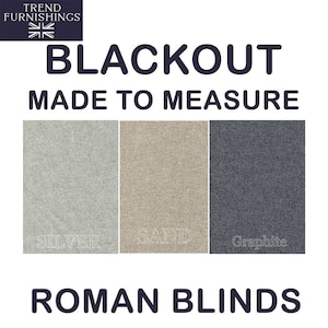 Joules Luxury Roman Blinds – Blackout Lined, Made to Measure, Handmade in the UK