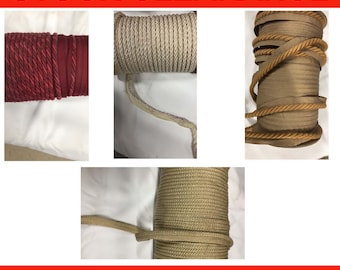 Insertion Piping Twisted Cord 3cm Flanged Piping Cord Upholstery Piping Cord by the meter