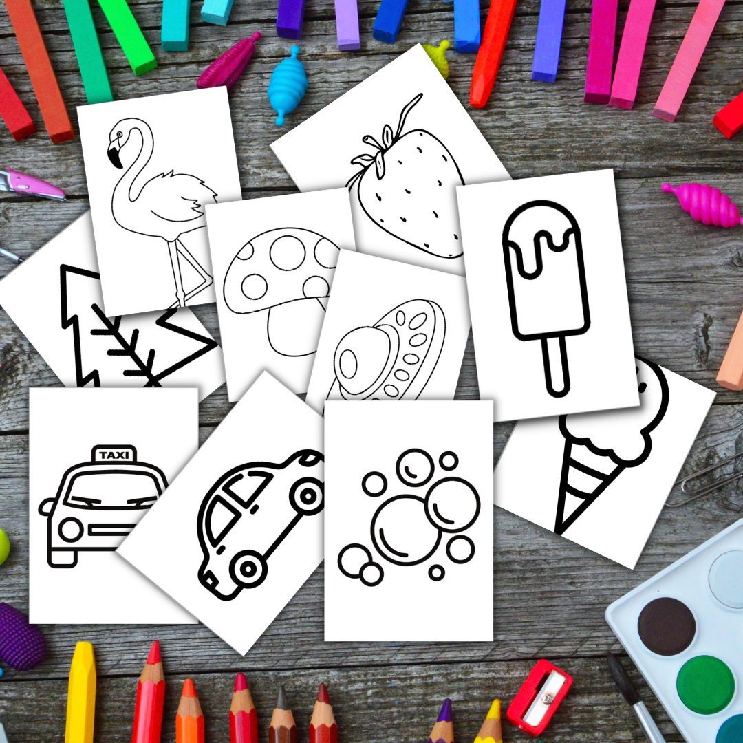 Coloring Pages for Little Kids - Etsy