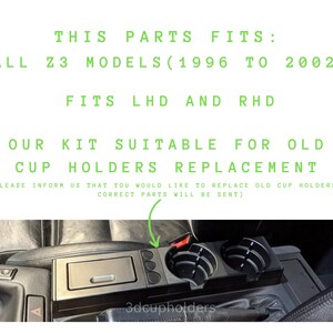 BMW Z3 Cup Holders - Etsy