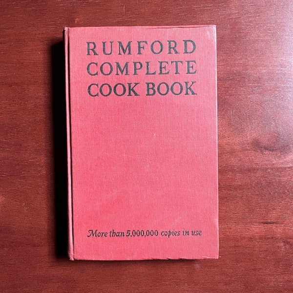 Rumford Complete Cook Book; 1947; Lily Haxworth Wallace; Box 1