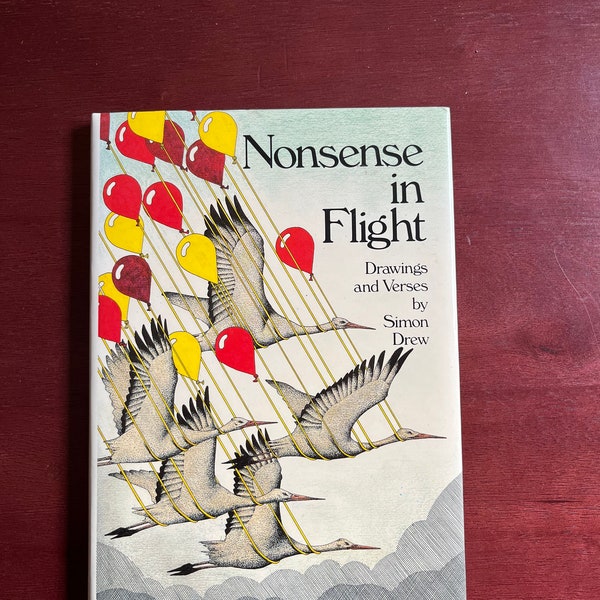 Nonsense in Flight; Simon Drew; SIGNED; 1ST EDITION; 1987  Box 11