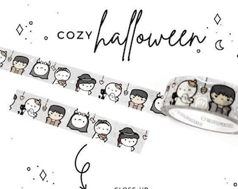 Halloween Emoti Washi Tape Sample - The Coffee Monsterz Co. (12")