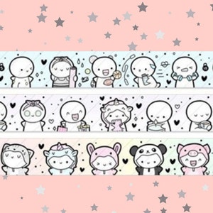 TCMC Limited Edition Washi Samples 19.5"; Washi Samples 0.5m ; TheCoffeeMonsterzCo Fitness Washi; Self Care 2.0 Washi; Rainbow Onesies